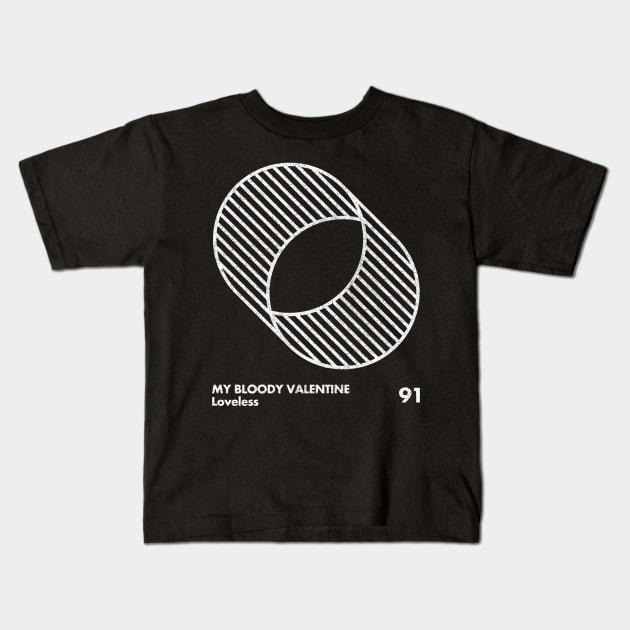 MBV / Loveless / Minimal Graphic Design Kids T-Shirt by saudade
